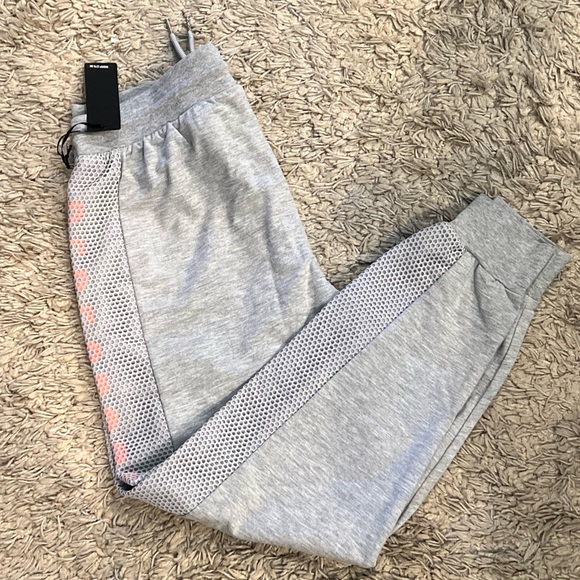 Bebe sport’s women light gray jogger. Size large